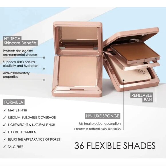 *TWO* NIB Natasha Denona Hy-Glam Powder Foundation - YN14 - Picture 4 of 5